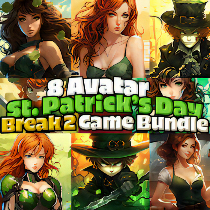 8 Avatar Saint Patrick’s Day Break 2 Game Bundle